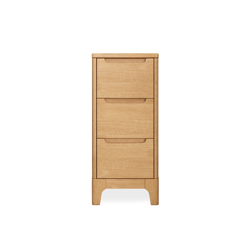 Coffre en bois massif contemporain, coffre d'accent rectangle avec tiroirs