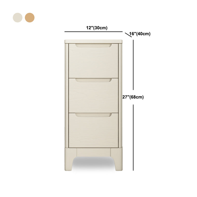 Coffre en bois massif contemporain, coffre d'accent rectangle avec tiroirs