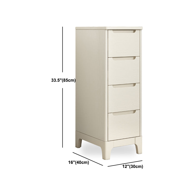 Coffre en bois massif contemporain, coffre d'accent rectangle avec tiroirs