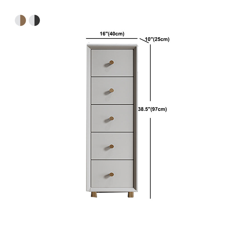 CHOSE DE BOIS DE 15,75 ", coffre d'accent rectangle avec tiroirs