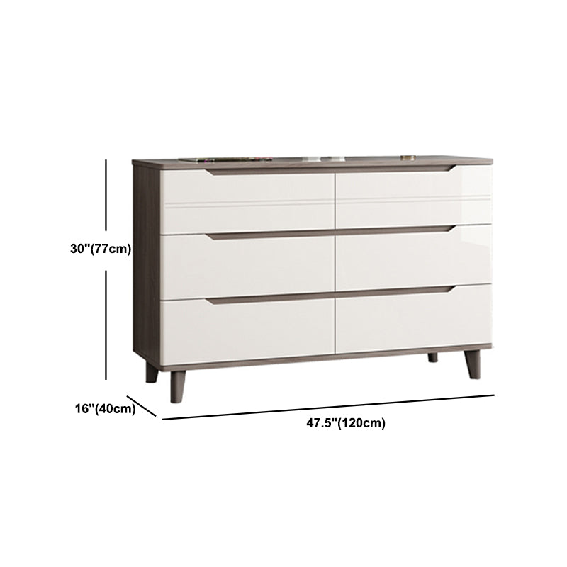 Rectangle Wooden Chest, Contemporary Accent Chest with Drawers Clearhalo 'Cabinets & Chests' 'cabinets_chests' 'furn' 'furn_cabinets_chests' 'Furniture' 'Living Room Furniture' 5860761