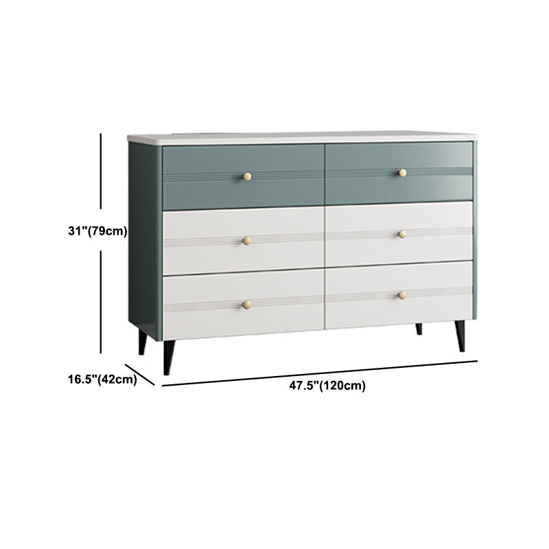 Rectangle Wooden Chest, Contemporary Accent Chest with Drawers Clearhalo 'Cabinets & Chests' 'cabinets_chests' 'furn' 'furn_cabinets_chests' 'Furniture' 'Living Room Furniture' 5860764