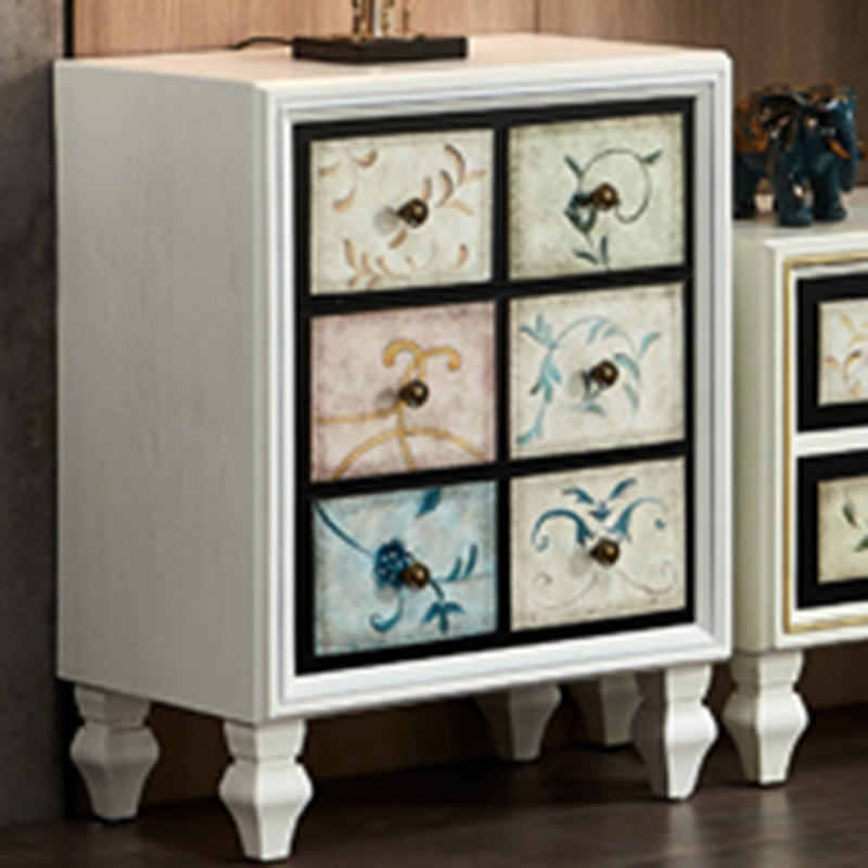 CHOSE DE BOIS DE 23,62 'contemporain, coffre d'accent rectangle avec tiroirs