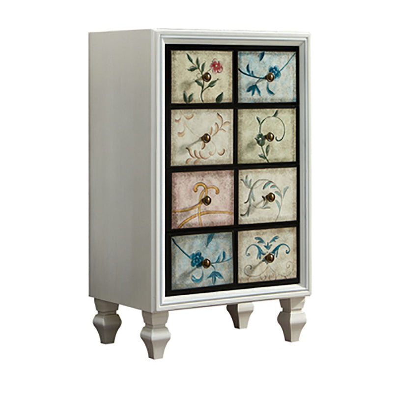 CHOSE DE BOIS DE 23,62 'contemporain, coffre d'accent rectangle avec tiroirs