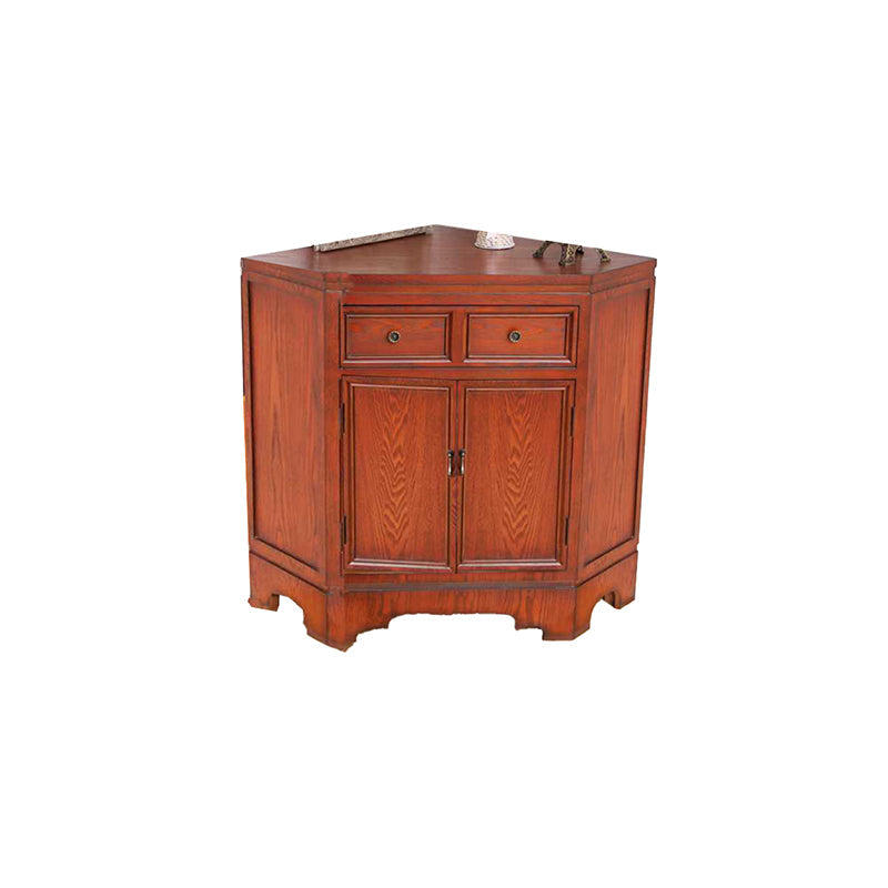 Gabinete de esquina de 34.65 ", gabinete de acento de madera contemporáneo