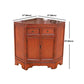 Gabinete de esquina de 34.65 ", gabinete de acento de madera contemporáneo