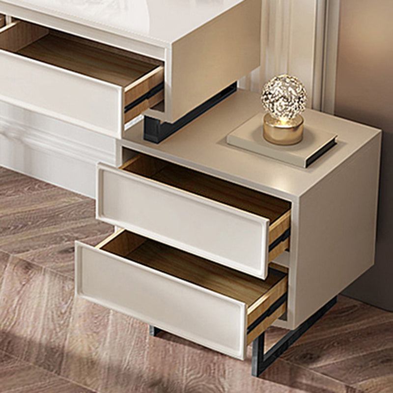 Tavolo da toeletta per vanity per trucco contemporaneo 4 cassetti