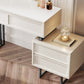 Tavolo da toeletta per vanity per trucco contemporaneo 4 cassetti
