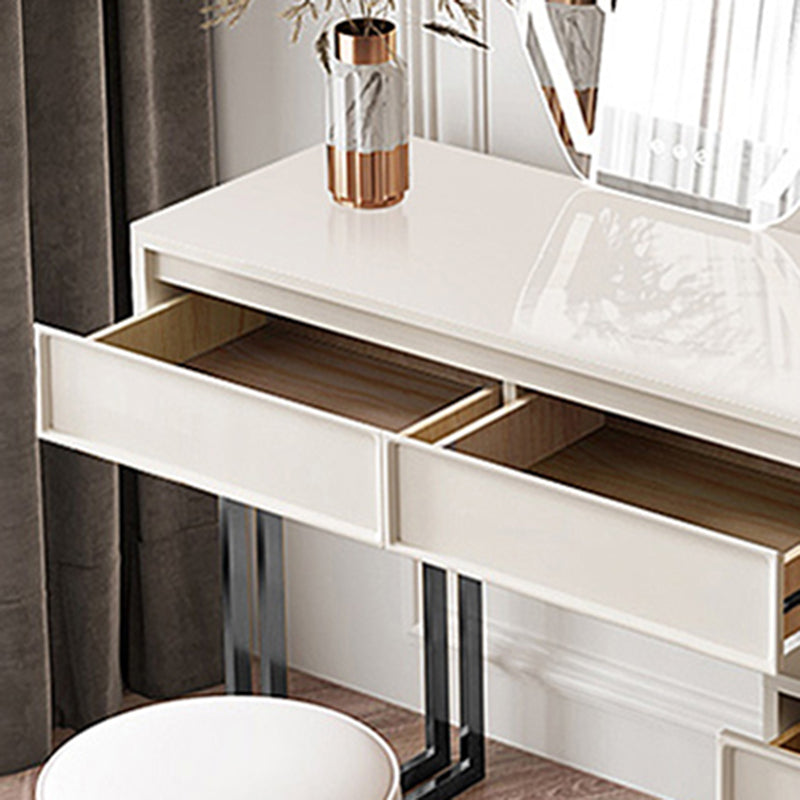 Tavolo da toeletta per vanity per trucco contemporaneo 4 cassetti