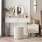 Tavolo da toeletta per vanity per trucco contemporaneo 4 cassetti