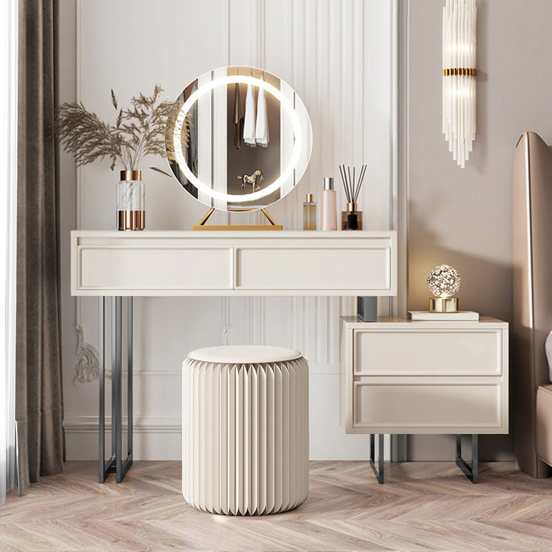 Tavolo da toeletta per vanity per trucco contemporaneo 4 cassetti