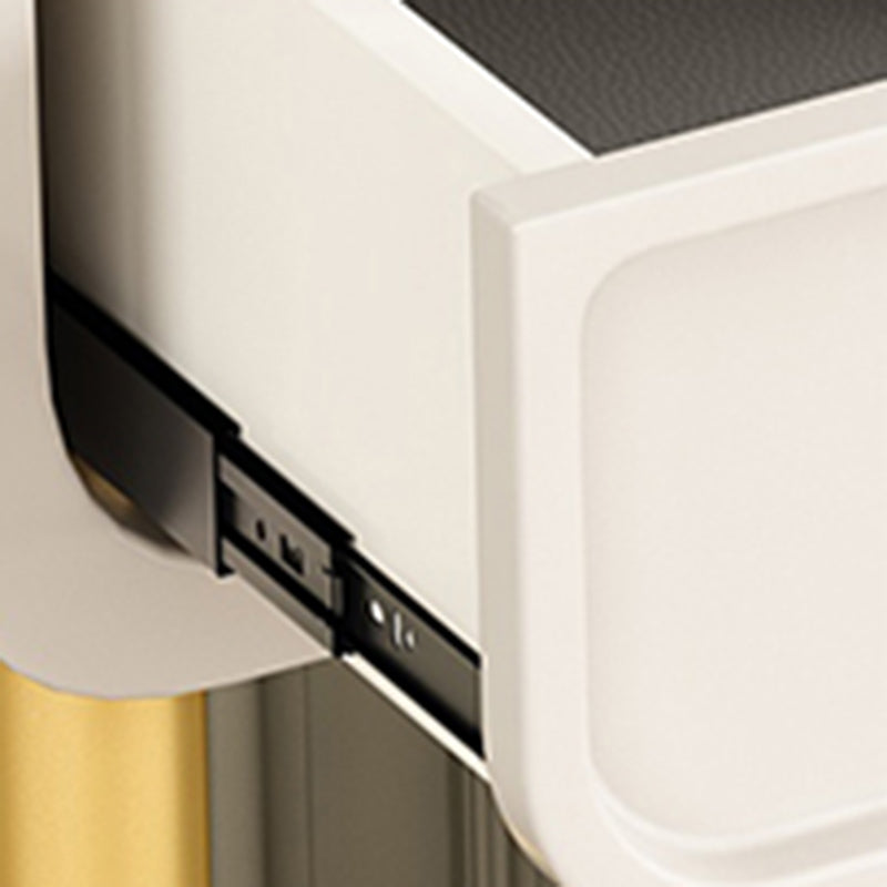 Tavolo da toeletta da top di vanità e sgabelli in ardesia glam