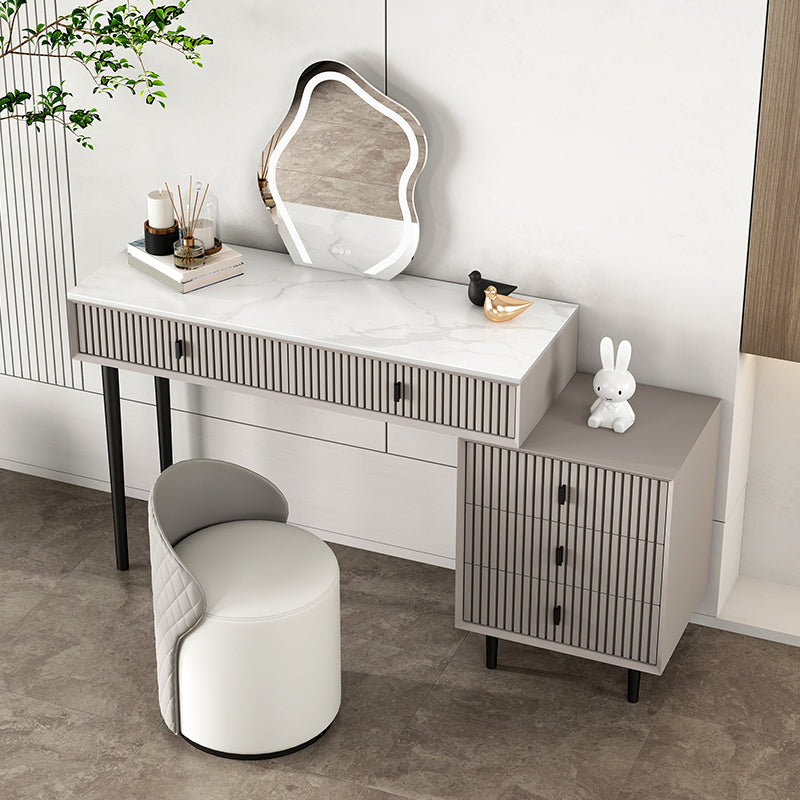 Tavolo da toeletta per vanità per trucco in legno massiccio glam