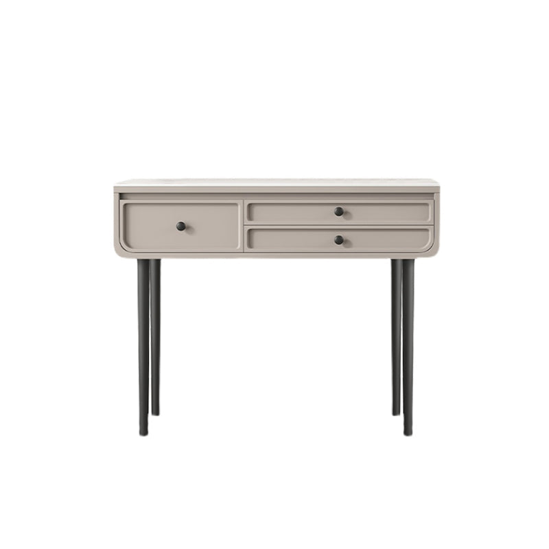 Glam Make -up Eitelkeitstisch mit Schieferoberteil, fester Holzverkederstisch