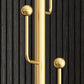 Glam Hall Stand Metal Hooks Included No Distressing Free Standing Rack Metal