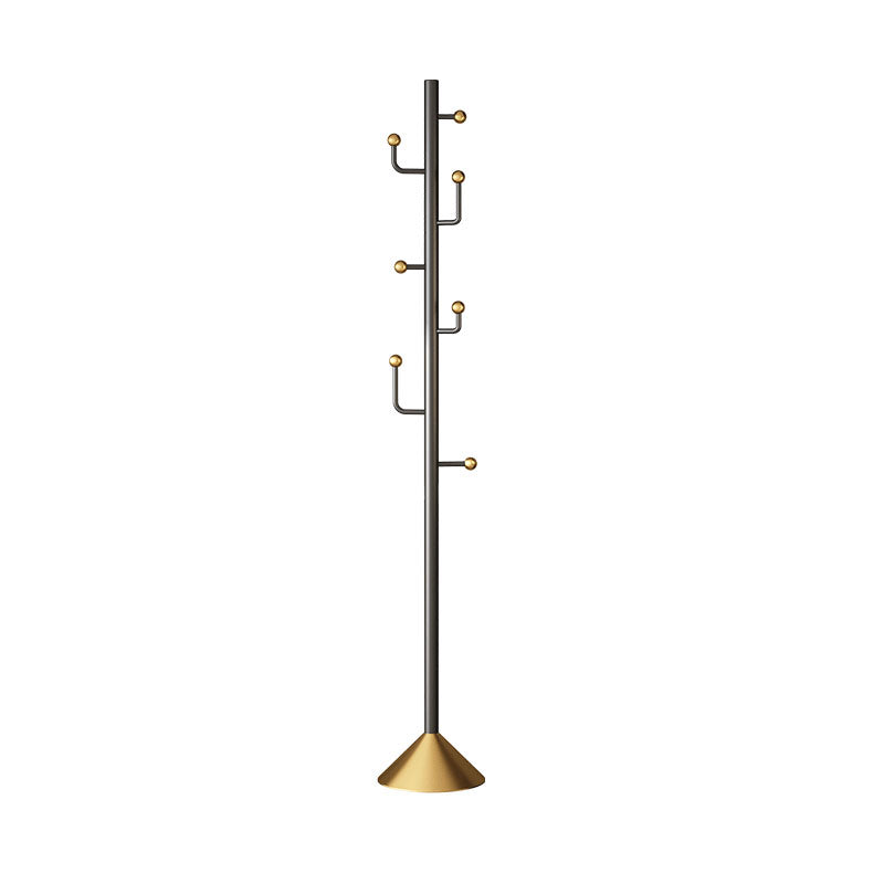 Contemporary Coat Hanger Metal Hooks Included No Distressing Free Standing Coat Rack Clearhalo 'Entry & Mudroom Furniture' 'furn' 'furn_hall_tree_coat_racks' 'Furniture' 'Hall Trees & Coat Racks' 'hall_tree_coat_racks' 5861475