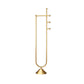 Contemporary Coat Hanger Metal Hooks Included No Distressing Free Standing Coat Rack Gold Clearhalo 'Entry & Mudroom Furniture' 'furn' 'furn_hall_tree_coat_racks' 'Furniture' 'Hall Trees & Coat Racks' 'hall_tree_coat_racks' 5861480