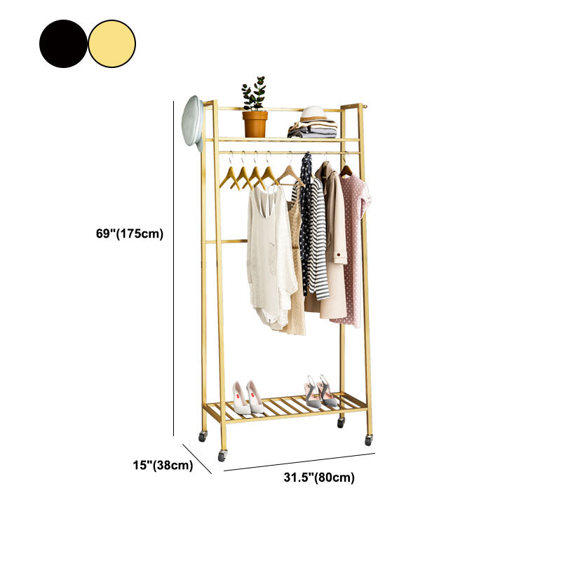Glam Hall Stand Metall Freistehende Regale mitgeliefert