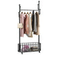 Contemporary Hall Stand Metal Shelving Included Free Standing Coat Rack