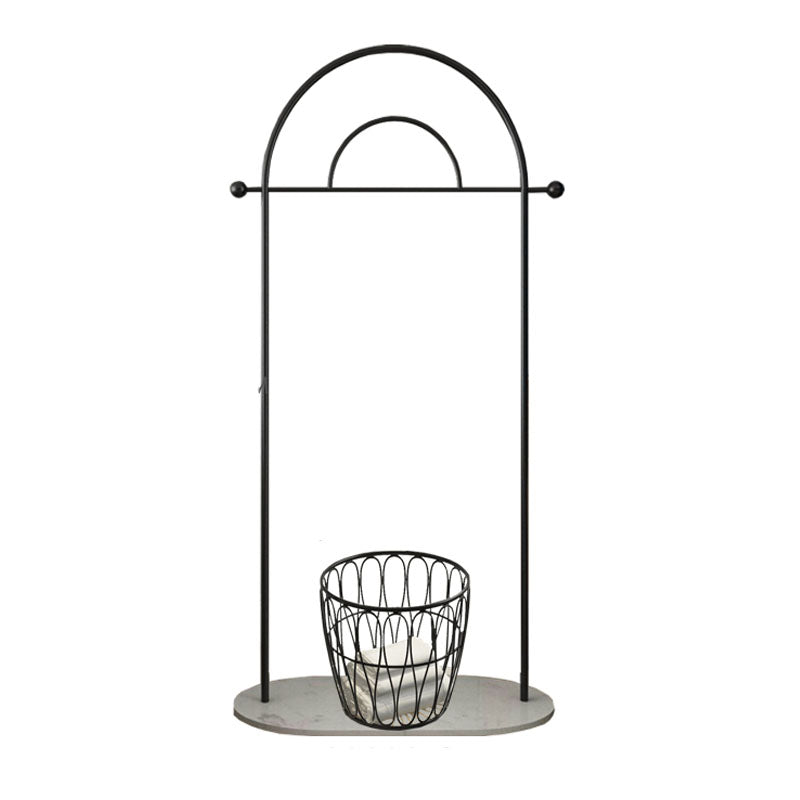 Gorgeous Coat Rack Metal Hall Stand Hooks Storage Shelf Coat Hanger Black Shelf Not Included Clearhalo 'Entry & Mudroom Furniture' 'furn' 'furn_hall_tree_coat_racks' 'Furniture' 'Hall Trees & Coat Racks' 'hall_tree_coat_racks' 5861840