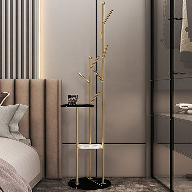 Glamargträger Freistehende Regale und Messdoßhaken Metallhalle Ständer mit Schieferbasis