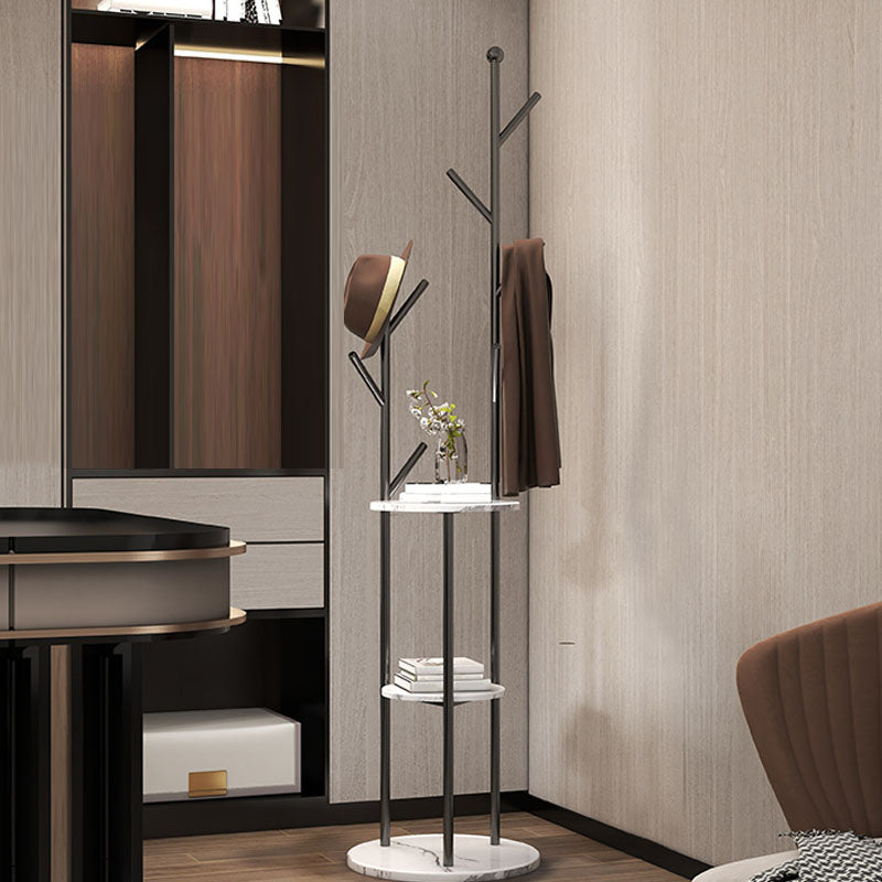 Glamargträger Freistehende Regale und Messdoßhaken Metallhalle Ständer mit Schieferbasis