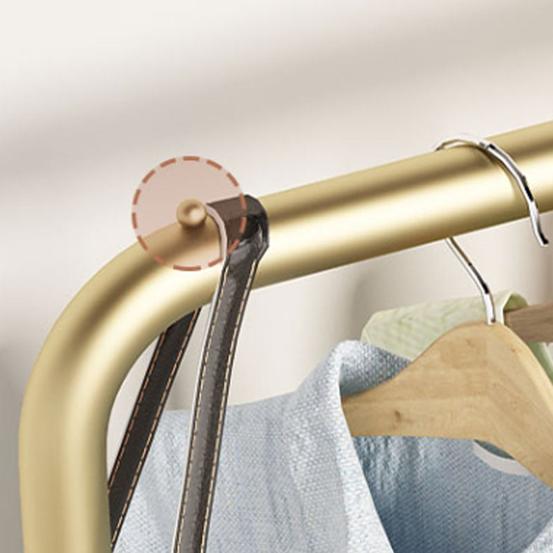 Albero moderno della sala in metallo con tappeto per appendiabiti per manuali da stoccaggio