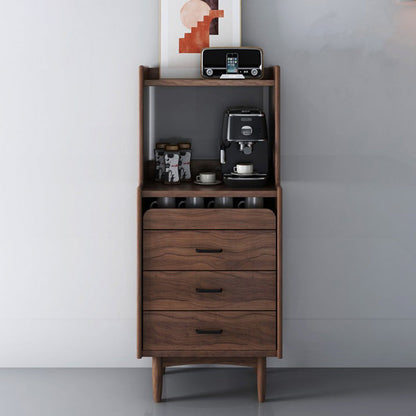 Mesa de 4 cajones de estilo moderno Mesa de comedor de madera para sala de estar para sala de estar