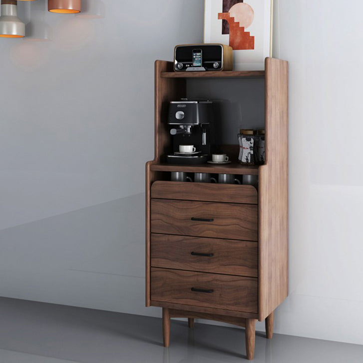 Mesa de 4 cajones de estilo moderno Mesa de comedor de madera para sala de estar para sala de estar