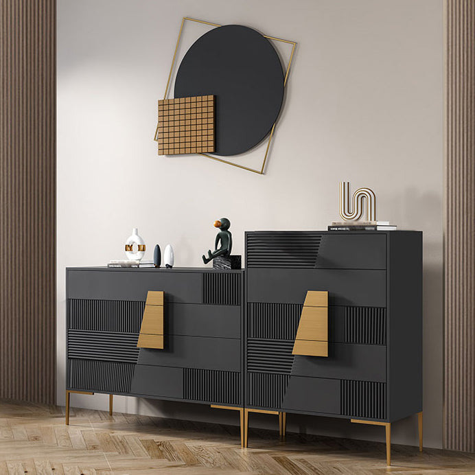 Luxury Style Multi Drawer Buffet Table Wood Top Dining Sideboard for Living Room Clearhalo 'buffet_sideboard' 'Buffets & Sideboards' 'furn' 'furn_buffet_sideboard' 'Furniture' 'Kitchen & Dining Furniture' 5862215