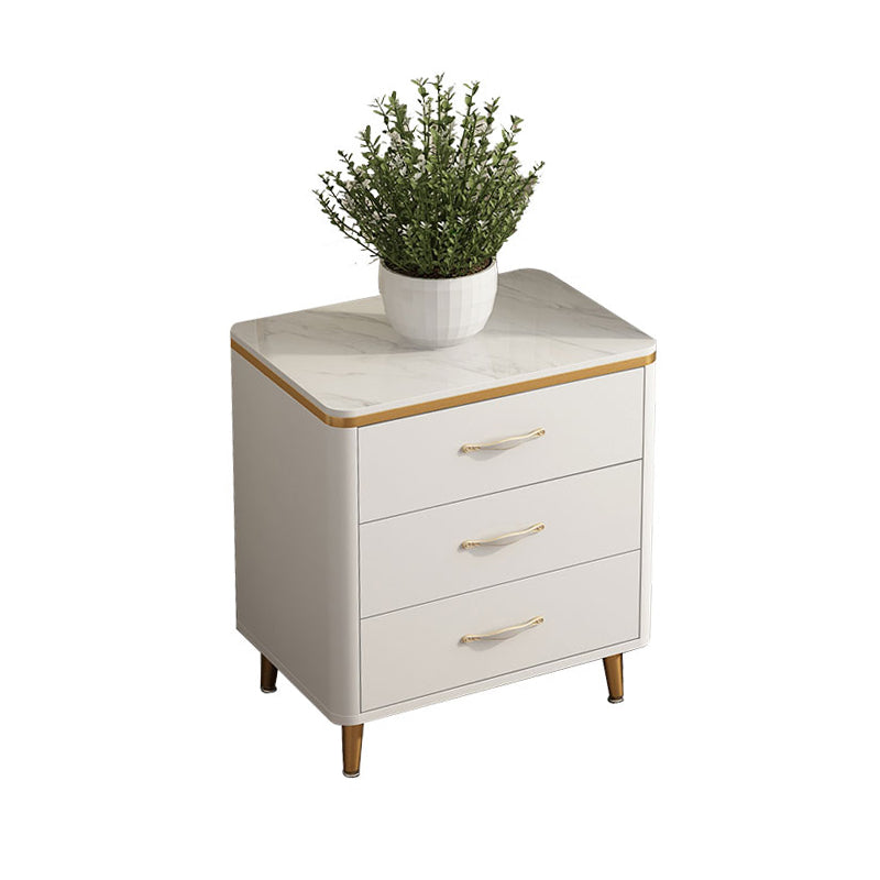 Artificial Wood Dining Room Sideboard Cabinet Modern Buffet Server Cabinet with Drawers 24"L x 16"W x 24"H Clearhalo 'buffet_sideboard' 'Buffets & Sideboards' 'furn' 'furn_buffet_sideboard' 'Furniture' 'Kitchen & Dining Furniture' 5862291