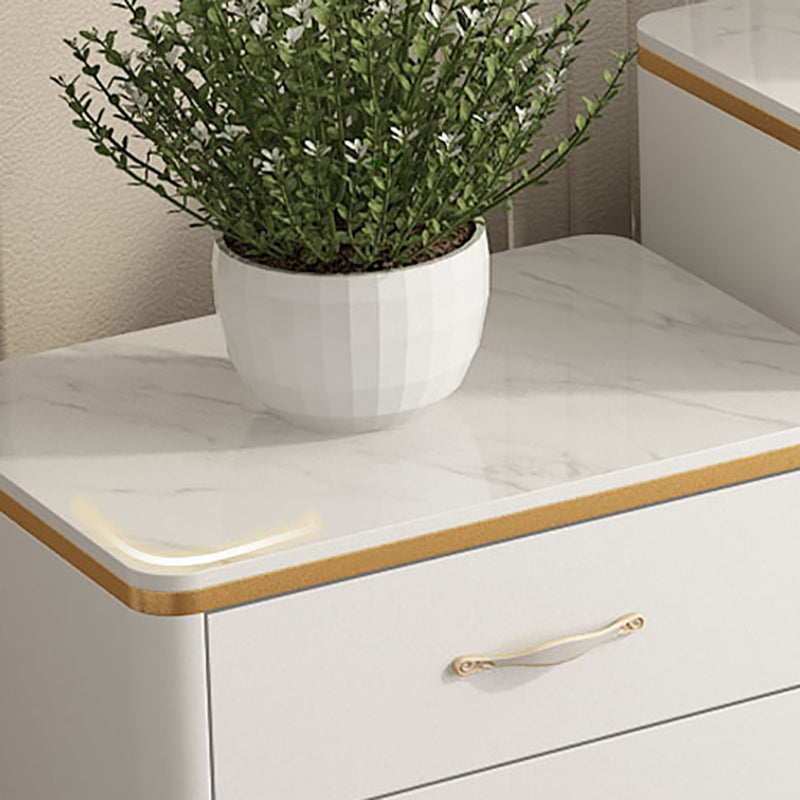 Artificial Wood Dining Room Sideboard Cabinet Modern Buffet Server Cabinet with Drawers Clearhalo 'buffet_sideboard' 'Buffets & Sideboards' 'furn' 'furn_buffet_sideboard' 'Furniture' 'Kitchen & Dining Furniture' 5862295