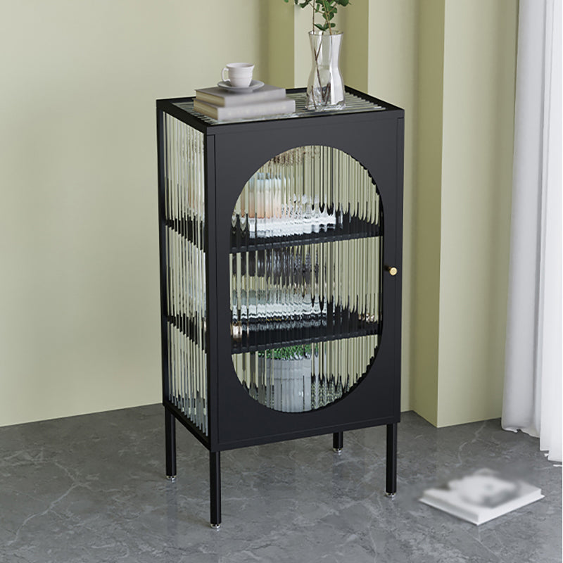 20 "brede ijzeren dressoir moderne glazen deuren kasten eetserver voor woonkamer