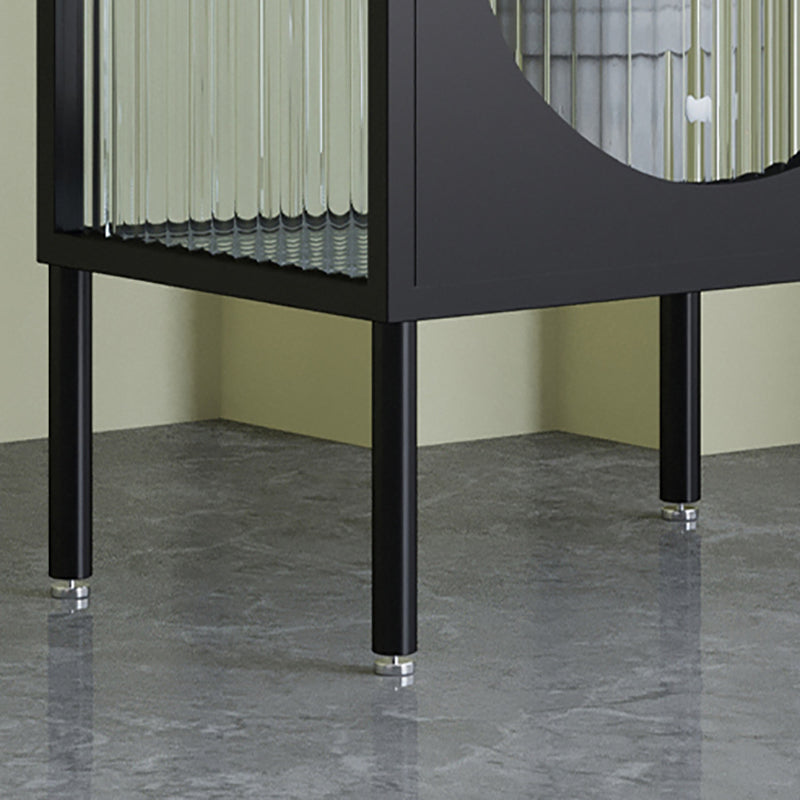 20 "brede ijzeren dressoir moderne glazen deuren kasten eetserver voor woonkamer