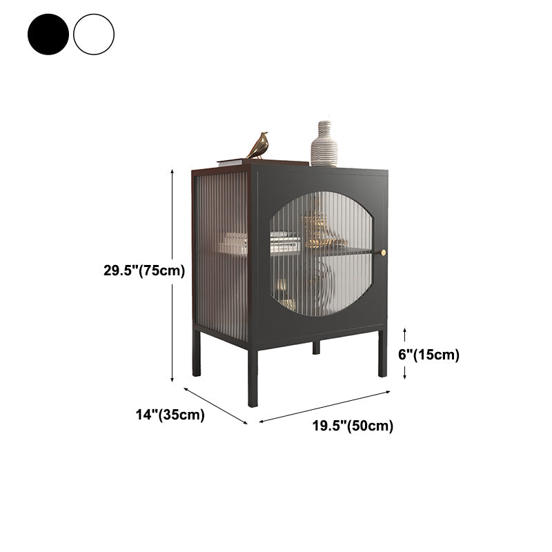 20 "brede ijzeren dressoir moderne glazen deuren kasten eetserver voor woonkamer
