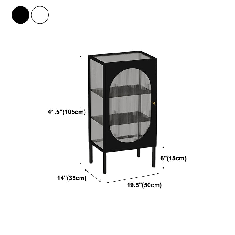 20 "brede ijzeren dressoir moderne glazen deuren kasten eetserver voor woonkamer