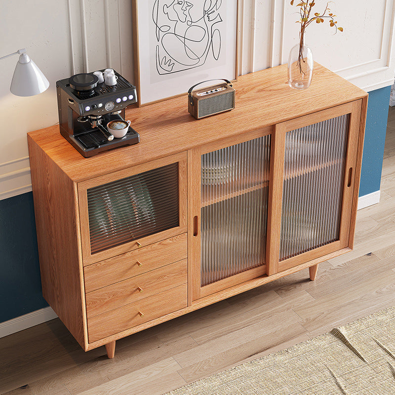 Sliding Door Sideboard Contemporary Side Board for Dining Room Clearhalo 'buffet_sideboard' 'Buffets & Sideboards' 'furn' 'furn_buffet_sideboard' 'Furniture' 'Kitchen & Dining Furniture' 5862442