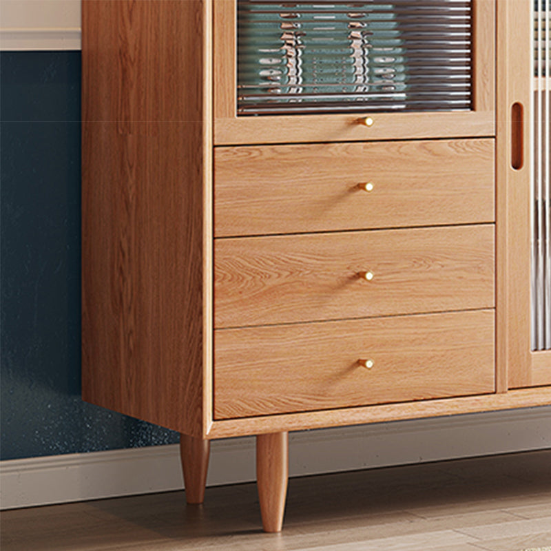 Sliding Door Sideboard Contemporary Side Board for Dining Room Clearhalo 'buffet_sideboard' 'Buffets & Sideboards' 'furn' 'furn_buffet_sideboard' 'Furniture' 'Kitchen & Dining Furniture' 5862446