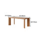 Mesa de comedor rectangular muebles de madera maciza con 4 patas
