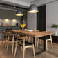 Industrial Style Dining Table Solid Wood Table for Home Kitchen 70.9"L x 31.5"W x 29.5"H Without Chairs Clearhalo 'Dining Tables & Seating' 'Dining Tables' 'dining_table' 'furn' 'furn_dining_table' 'Furniture' 'Kitchen & Dining Furniture' 5862655