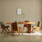 Rectangle Dining Table Pine Solid Wood Dining Table with Natural Finish Legs