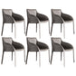 Faux Leather Dining Chairs Modern Dining Arm Chair for Kitchen Grey 6 Piece Set Clearhalo 'Dining Chairs' 'Dining Tables & Seating' 'dining_chair' 'furn' 'furn_dining_chair' 'Furniture' 'Kitchen & Dining Furniture' 5862968