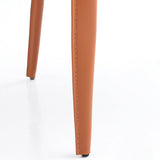 Faux Leather Dining Chairs Modern Dining Arm Chair for Kitchen Clearhalo 'Dining Chairs' 'Dining Tables & Seating' 'dining_chair' 'furn' 'furn_dining_chair' 'Furniture' 'Kitchen & Dining Furniture' 5862969