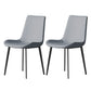 Industrial Armless Dining Chairs Upholstered Side Chair for Home Gray-Blue 2 Piece Set Clearhalo 'Dining Chairs' 'Dining Tables & Seating' 'dining_chair' 'furn' 'furn_dining_chair' 'Furniture' 'Kitchen & Dining Furniture' 5862993