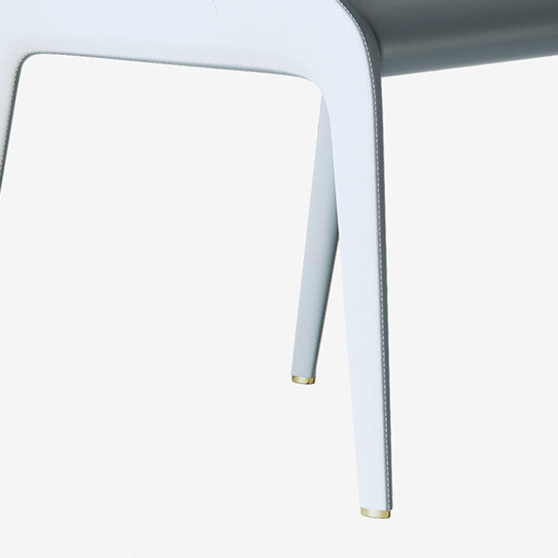 Open achterzijde eetstoelen moderne gestoffeerde dineren accentstoel