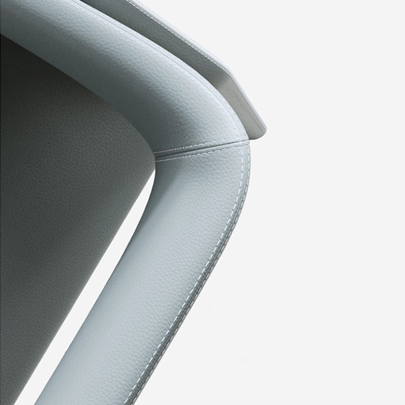 Open achterzijde eetstoelen moderne gestoffeerde dineren accentstoel