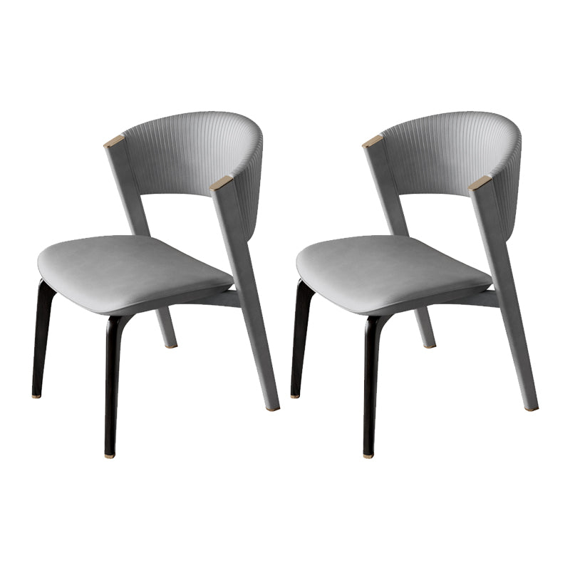 Open rug dineren accentstoel gestoffeerde eetkamerstoel voor huis