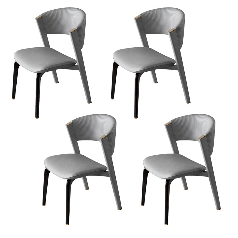 Open rug dineren accentstoel gestoffeerde eetkamerstoel voor huis