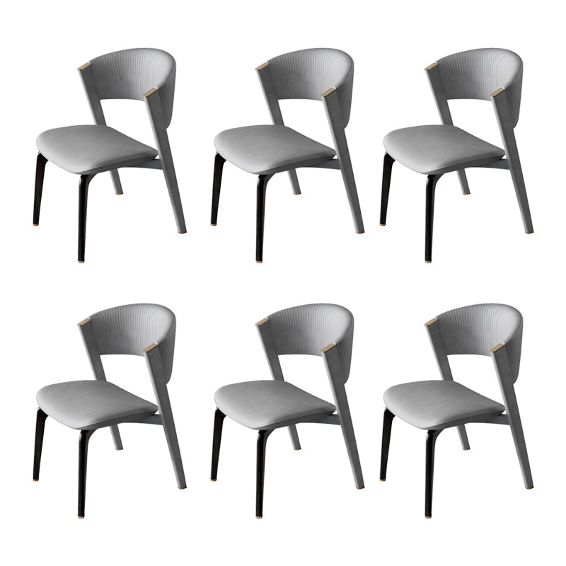 Open rug dineren accentstoel gestoffeerde eetkamerstoel voor huis