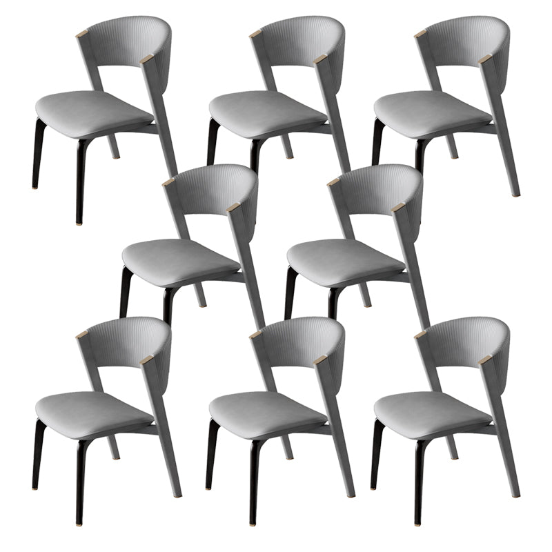 Open rug dineren accentstoel gestoffeerde eetkamerstoel voor huis